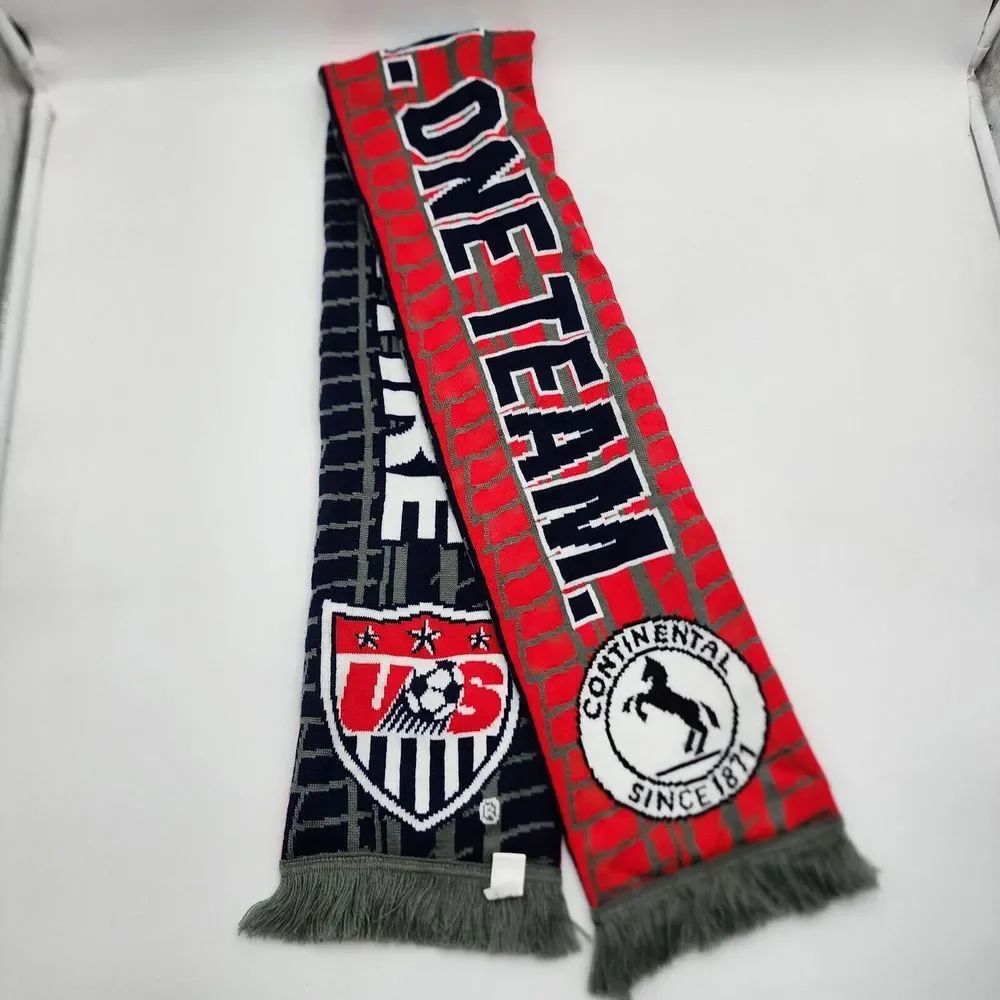 Continental tire scarf one‎ nation on team soccer USA acrylic